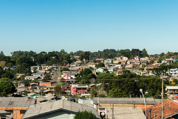 Cityscape of Sao Francisco de Paula, Cipó and Rincão neighborhoods - Rio Grande do Sul, Brazil
