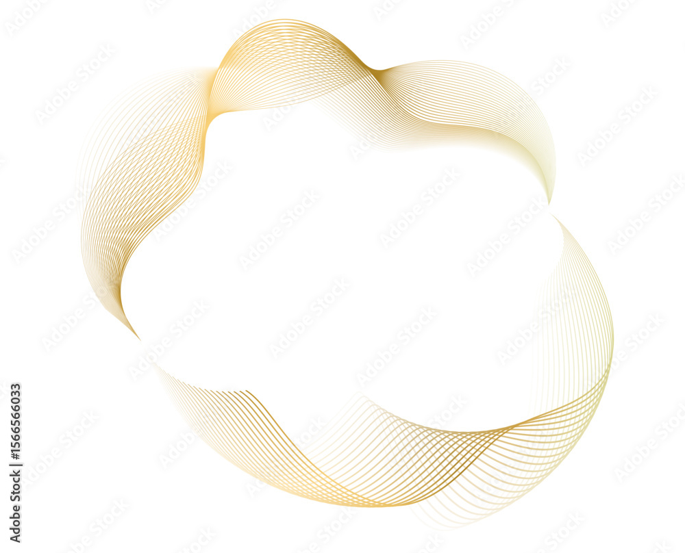 Poster design element wave lines guilloche curve line background circle for pattern branding frame border c