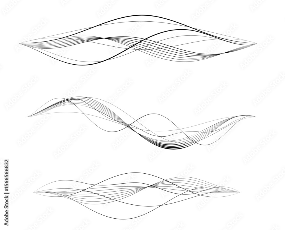 Poster design element wave lines guilloche curve line background circle for certificates, diplomas, protect