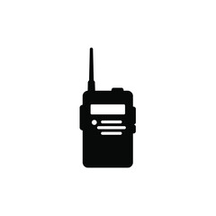 Obraz premium Portable Two-Way Radio Communication Device Icon