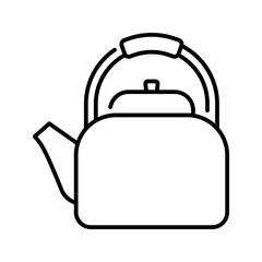 Kettle icon. coffee pot, coffee, pot, carafe, brew, hot, drink, glass, caffeine. Vector Icon Illustration