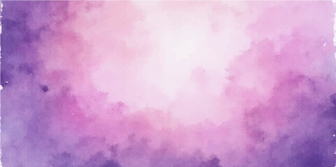 Abstract watercolor and grunge textures blend with light pink and purple hues, creating a vintage sky design on aged paper