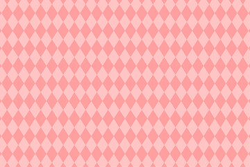 赤のダイヤ柄の背景素材　イラスト　ベクター	
