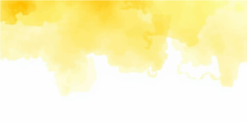 Minimal Yellow Watercolor Texture Vector Background