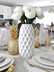 A Study of White and Gold Decor