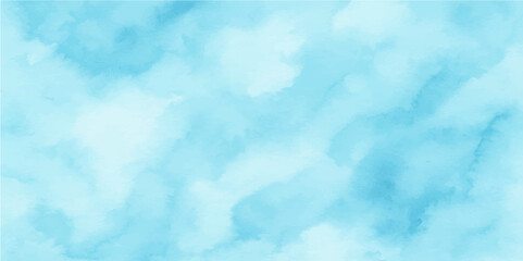 Minimal Light Blue Abstract Watercolor Texture for Design