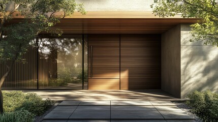 minimalist modern front door