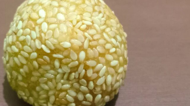 Onde Onde or Crispy Sesame Ball&nbsp;is one of Indonesian traditional snacks