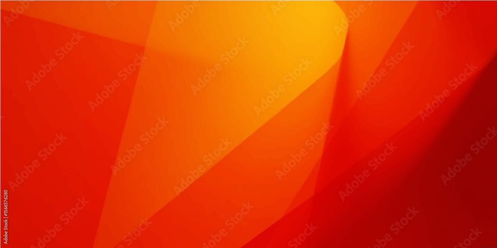Wall mural abstract red and orange background with flowing lines and a fiery, colorful gradient wave pattern