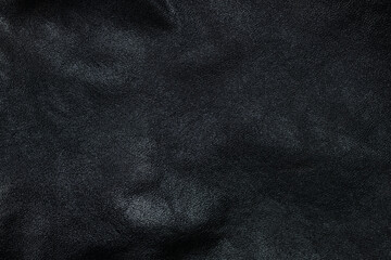 Close-Up of Dark Leather Surface for Design Use
