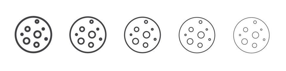 butterfly icon flat thin illustration symbol