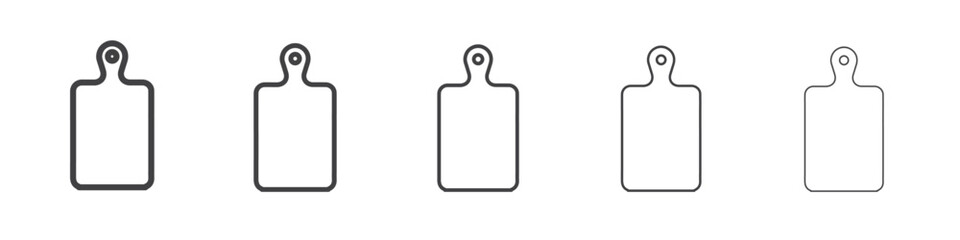 cutlery knife icon flat thin illustration symbol