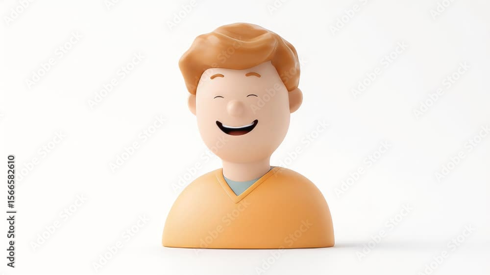 Poster 3d cartoon character animation: expressive emotions and dynamic facial expressions