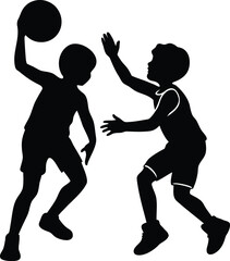 vector silhouettes of people