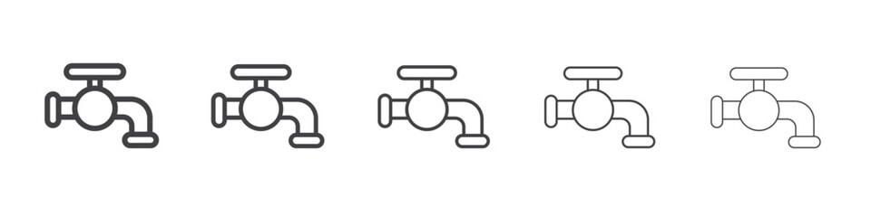 t shirt icon flat thin illustration symbol