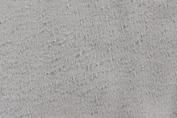 Close-Up of Old Cotton Fabric with Pilling Texture