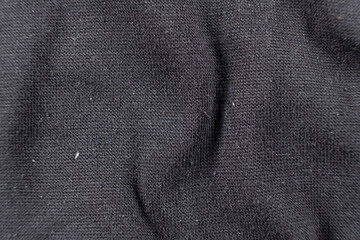 Close-Up of Old Cotton Polyester Elastane Fabric with Pilling Texture