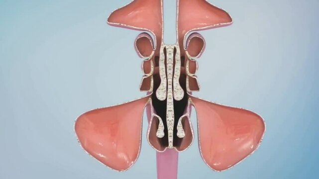 animated nasal endoscopy surgery medical