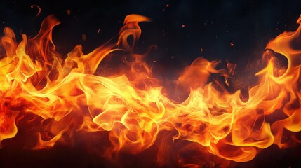 Fototapeta premium blaze fire flames