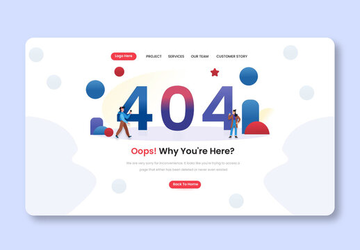 Creative Error Page Design