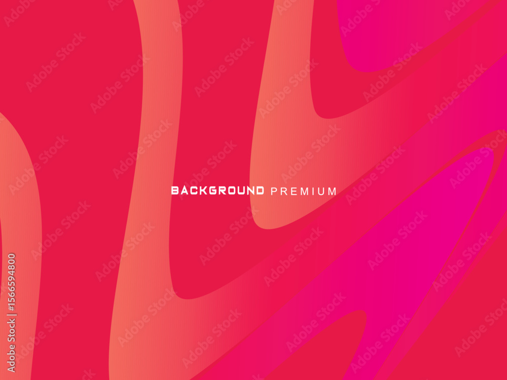 Poster this modern abstract background features dynamic shades of bright red to orange and magenta, with cu
