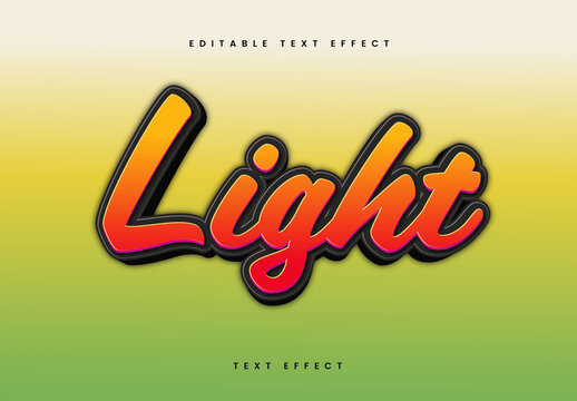 Modern Glowing Text Effect