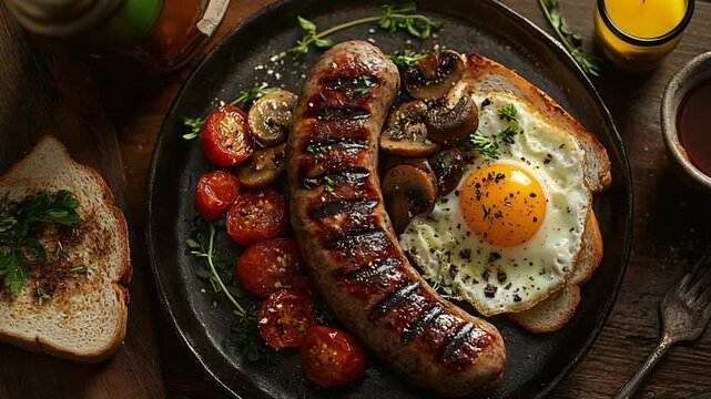 cumberland sausage english food video