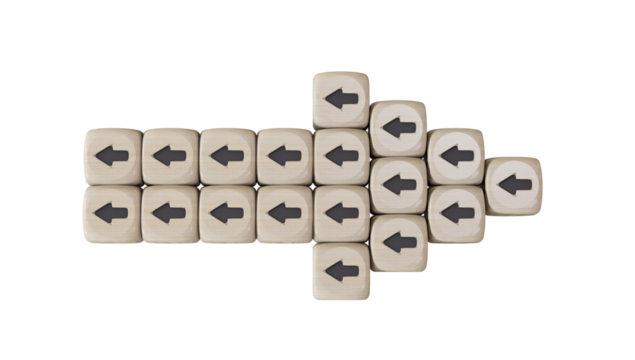 Internal resistance symbol isolated on a transparent background. 3D illustration.