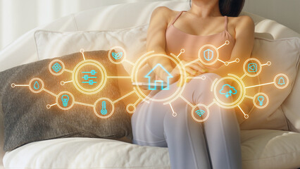 Smart home automation interface control with futuristic innovation system