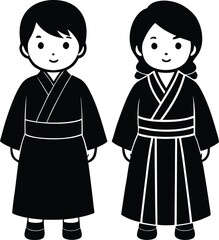 japanese girl and boy