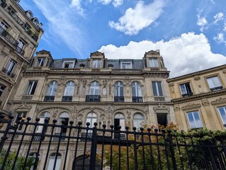 Overview of the neighborhood of New Athens in Paris 9th Arrondissement, France - June 2025