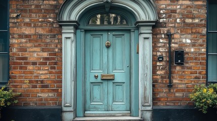 Fototapeta premium style dublin doors