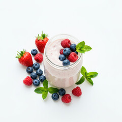 yogurt with berries