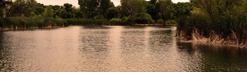 Panorama Verde River Central Arizona