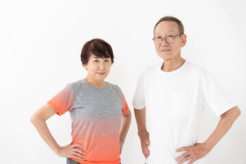 シニア夫婦　ポートレート