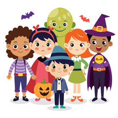 halloween party people