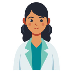 vector illustration of a doctor