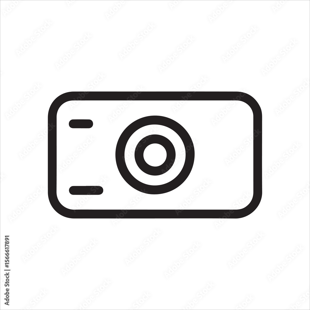 Poster a collection of metal internet buttons and round web icons featuring camera lenses and communication