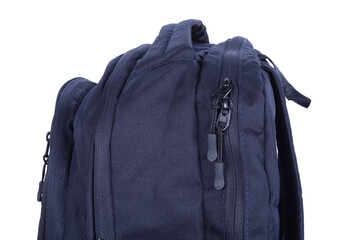 Blue laptopbag and regular idustrial work bag isolated image 