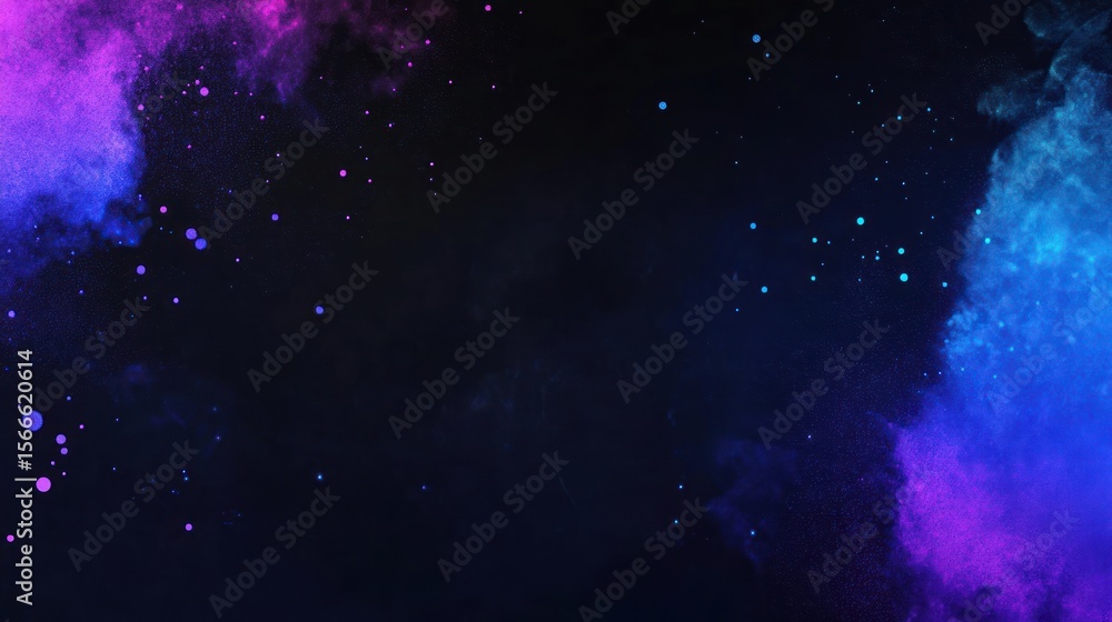 Poster abstract vibrant color explosion in the dark. possible use background for social media, website bann