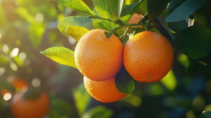 leaves orange on tree