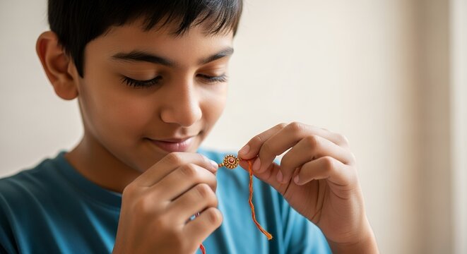 Celebrating Raksha Bandhan A Brother's Affectionate Gesture