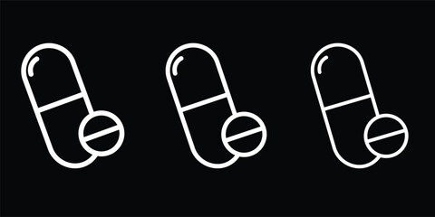 Medicine pills icon