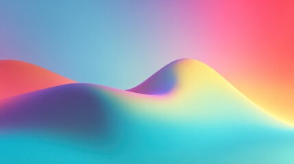 Abstract colorful gradient shapes