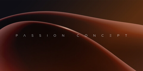 Abstract vector background with smooth glowing red shapes and soft gradients on dark canvas. Ideal for luxury branding, modern design, digital presentations, and elegant creative visual compositions.