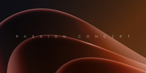 Minimal abstract vector featuring glowing red shapes with soft gradients on dark background. Perfect for elegant branding, modern digital artwork, stylish presentations, and premium creative designs.