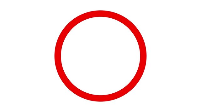 loading Bar icon with left arrow icon animation on a white background.