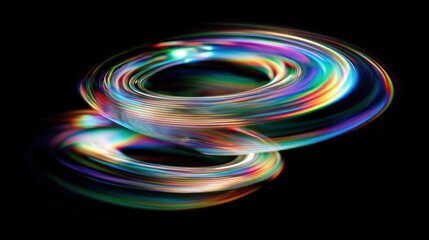 Abstract colorful swirls