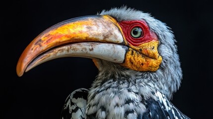 Obraz premium Close-up profile of a toucan
