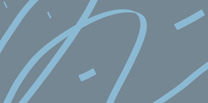 Vector illustration of abstract background of flat curved line pattern and flat line in light blue with dark blue background authentic vintage trendy style is very good to be used for poster decoratio